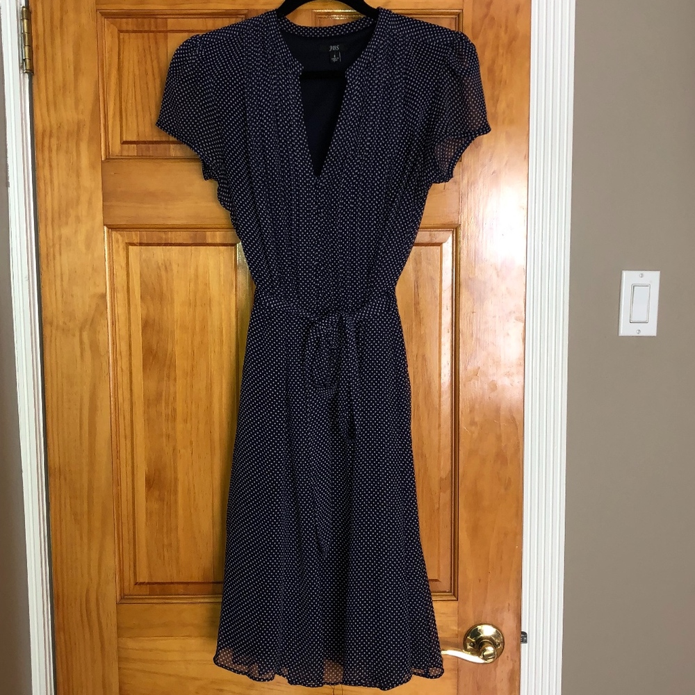 JBS Short Sleeve Polka Dot Dress